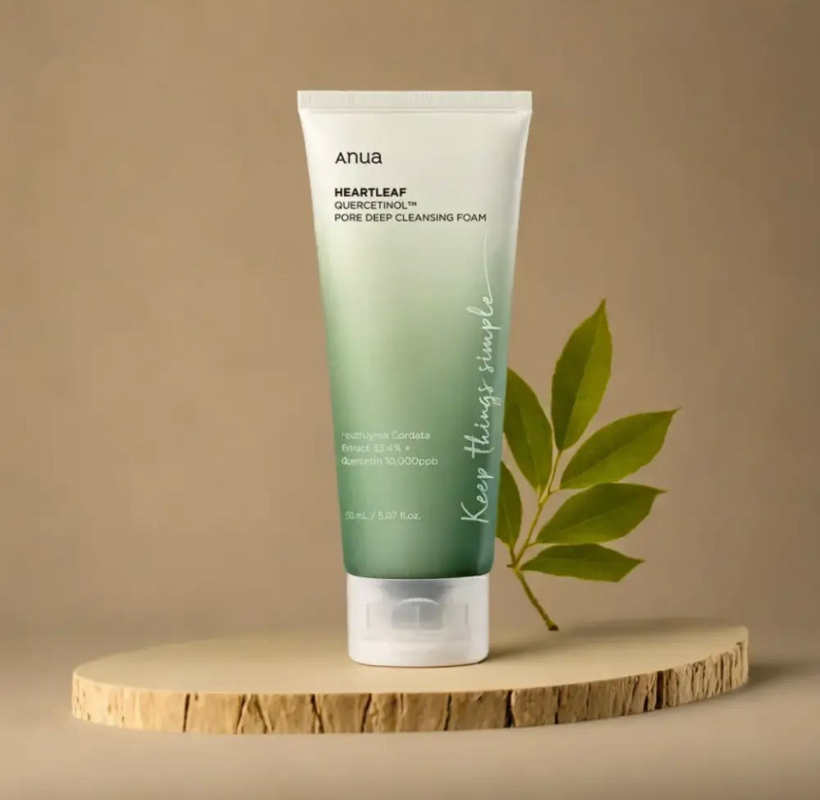 Anua Mousse Nettoyante Profonde Heartleaf + Quercetinol™ – 150 ml