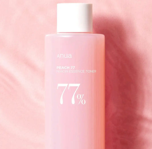 Anua Toner Essence Niacin 77 : Pêche + Éclat – 250 ml