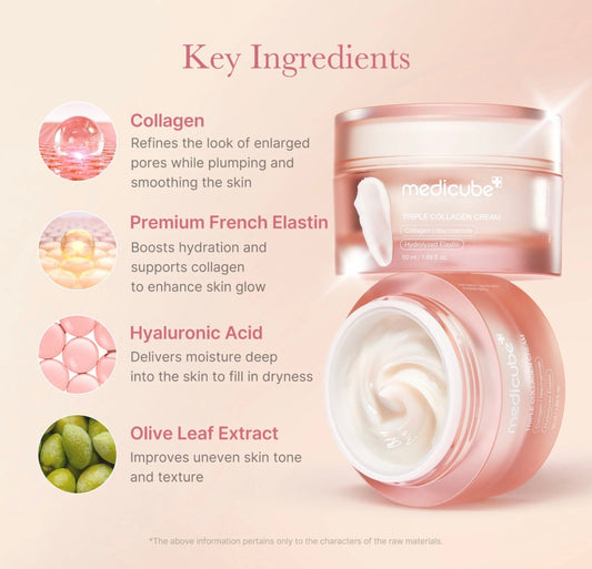 Crème Triple Collagène Medicube – Fermeté & Éclat
