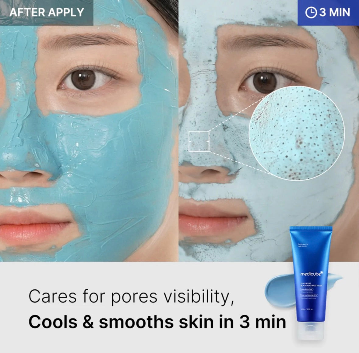 Masque à l'Argile Anti Points-Noirs Zero Pore Medicube