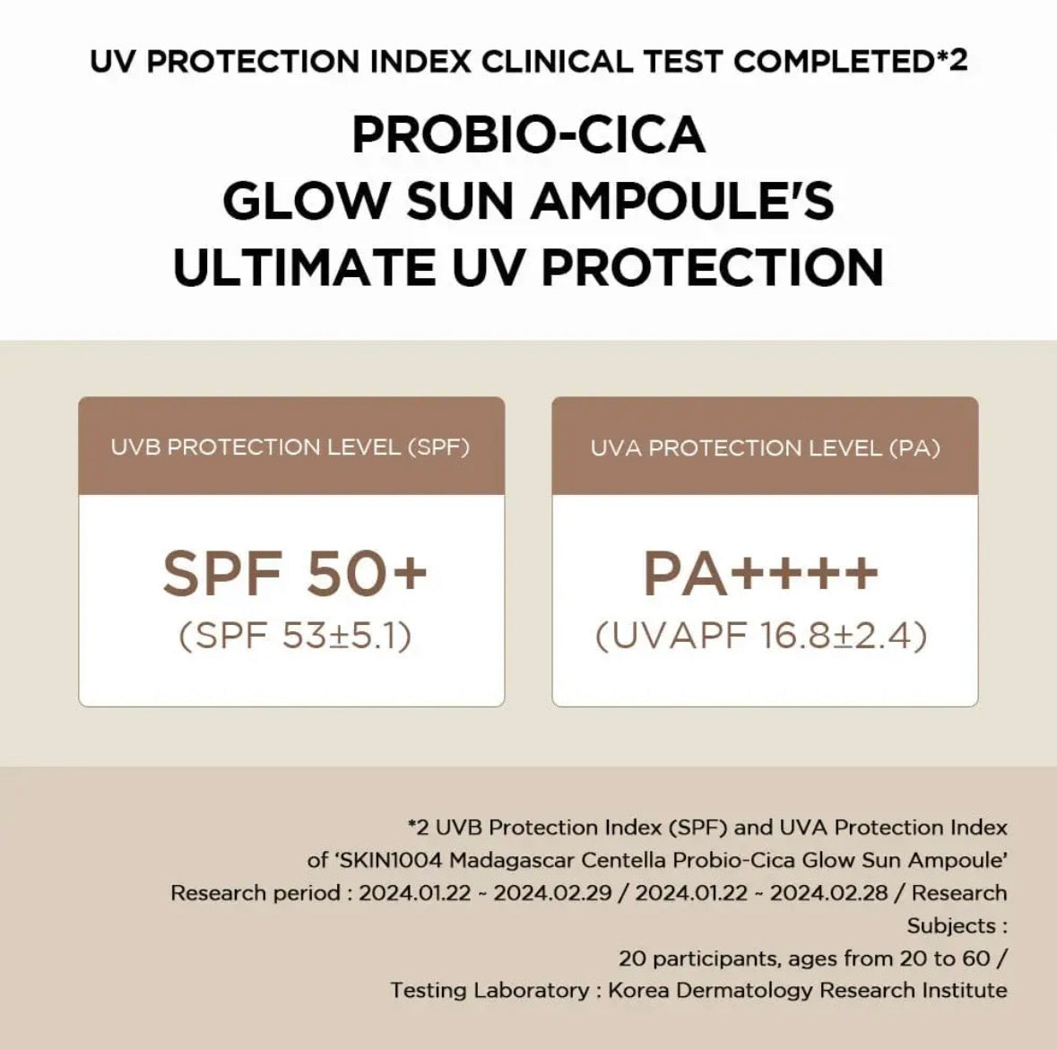 Ampoule Solaire Glow PROBIO-CICA