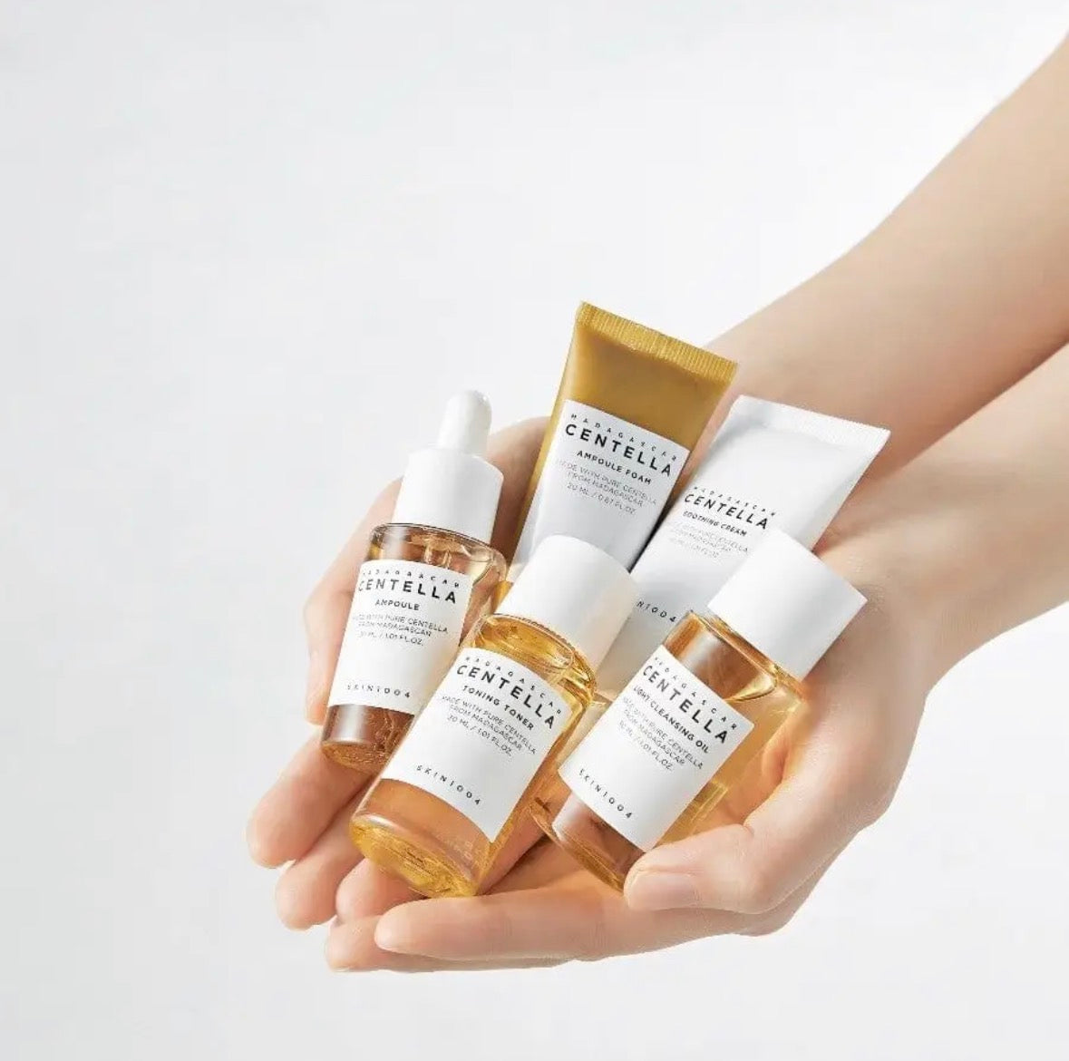 Skin1004 Kit de Voyage Centella : Nettoyage & Soin Anti-Stress – 6 pièces