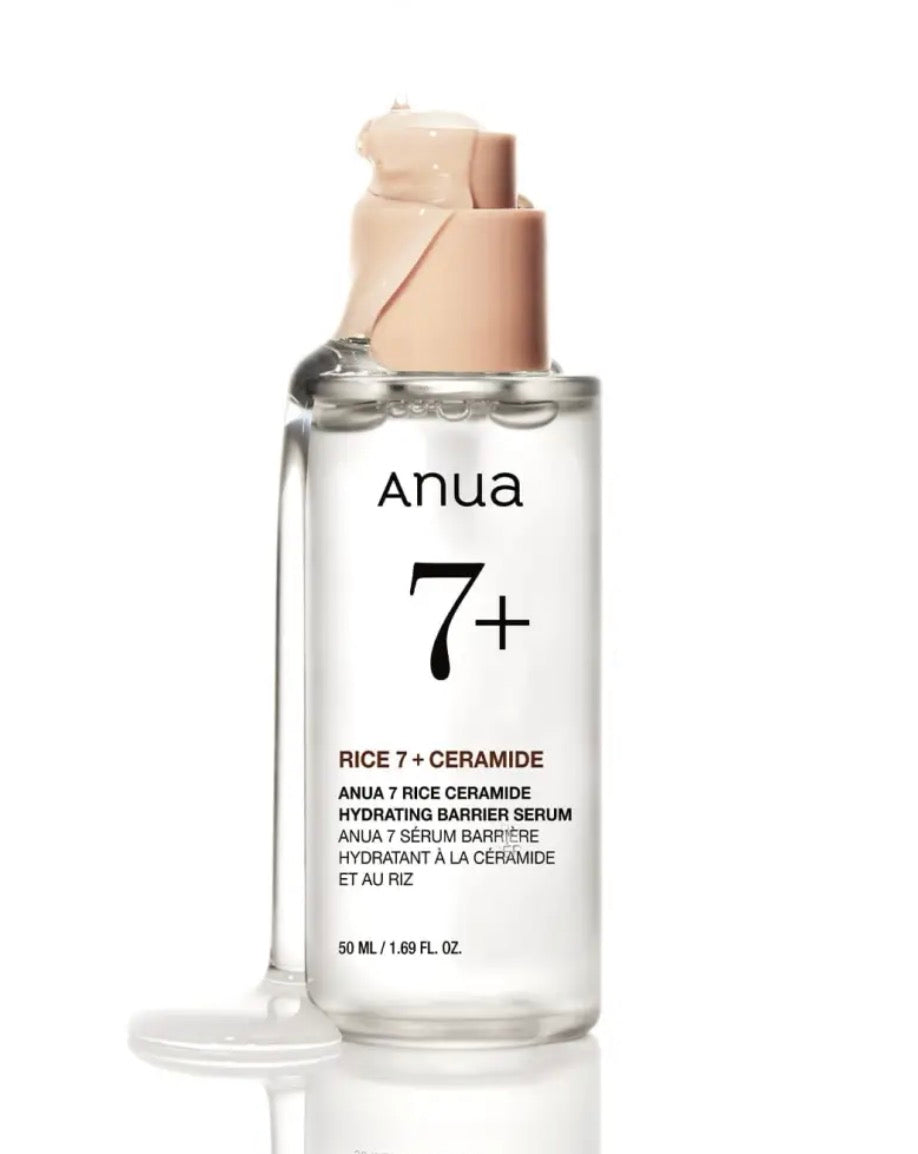 Anua Sérum Hydratant Barrière Rice 7 + Céramide : Apaisement & Nutrition – 50 ml