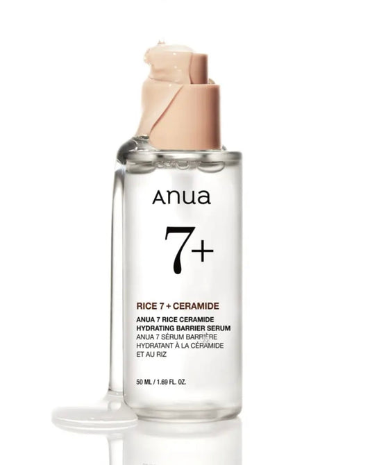 Anua Sérum Hydratant Barrière Rice 7 + Céramide : Apaisement & Nutrition – 50 ml