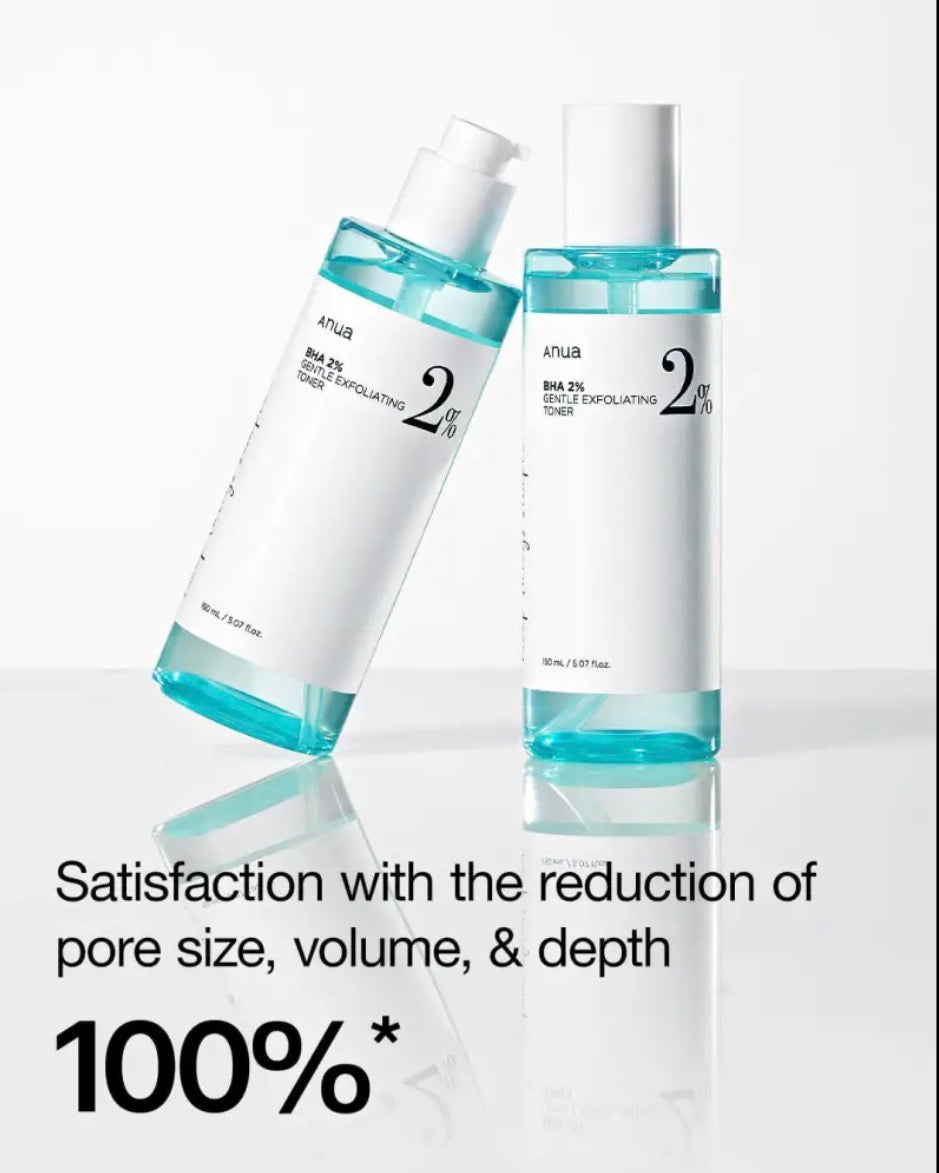 Anua Toner Exfoliant Doux BHA 2% : Pores & Clarté – 150 ml
