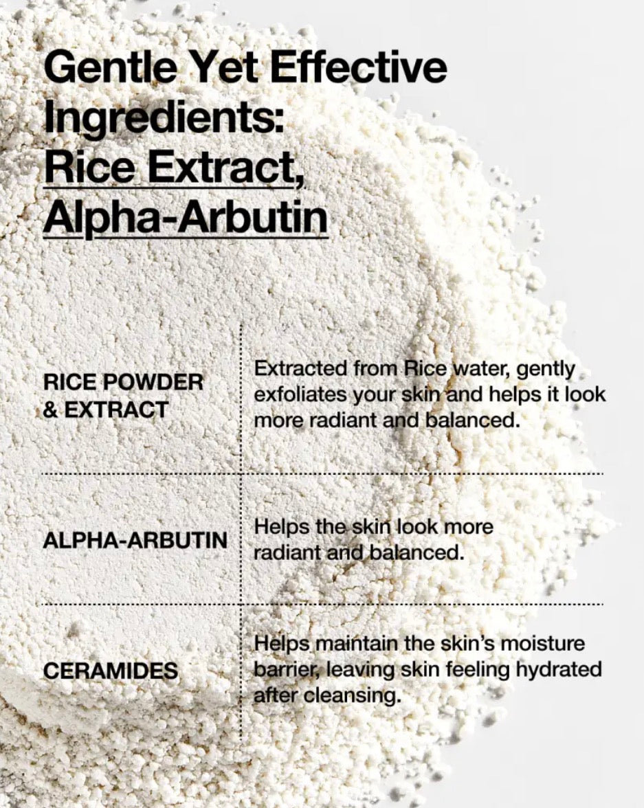 Anua Poudre Nettoyante Rice Enzyme : Riz + Céramide – 40 g