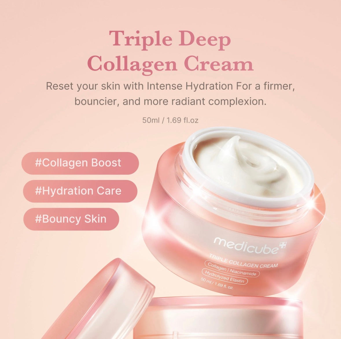 Crème Triple Collagène Medicube – Fermeté & Éclat