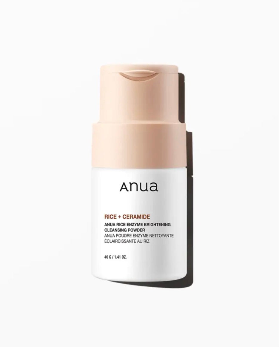 Anua Poudre Nettoyante Rice Enzyme : Riz + Céramide – 40 g