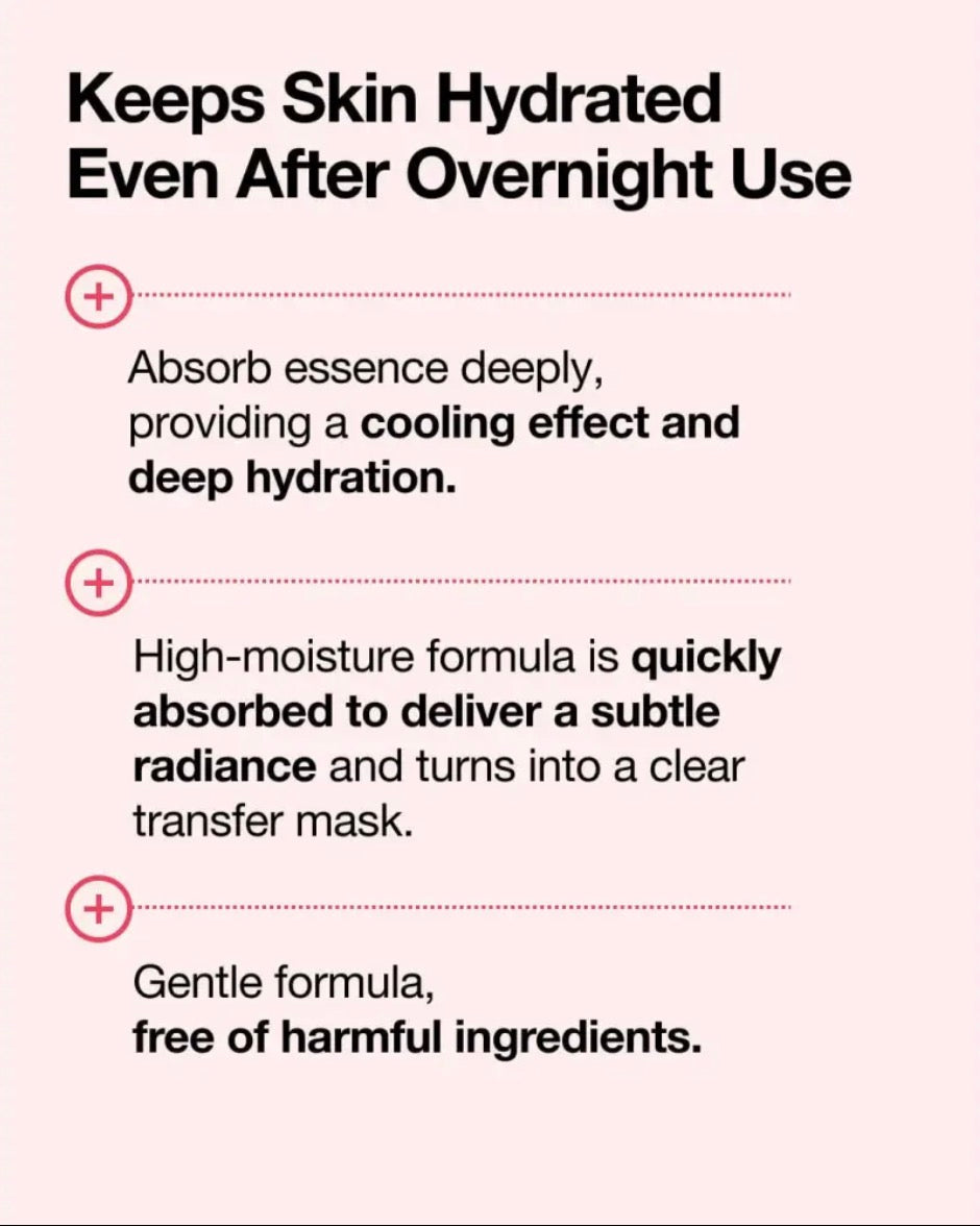Anua Masque Collagène Éclat Niacin 70 + Pêche : Hydratation & Teint Lumineux – 4 masques