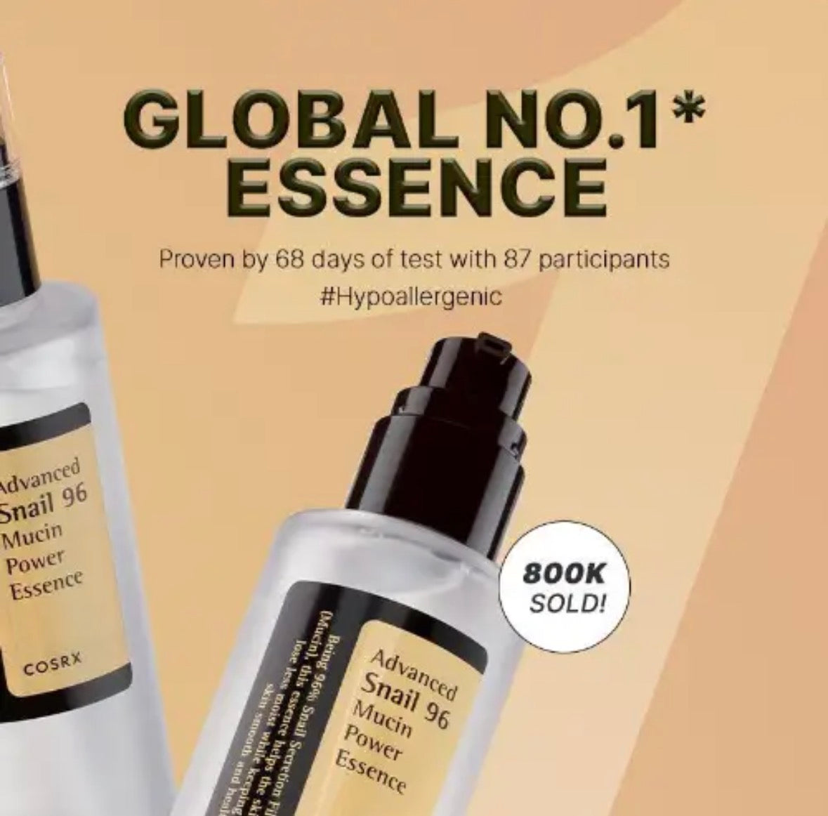 COSRX - Essence avancée de puissance de mucine 96 d'escargot