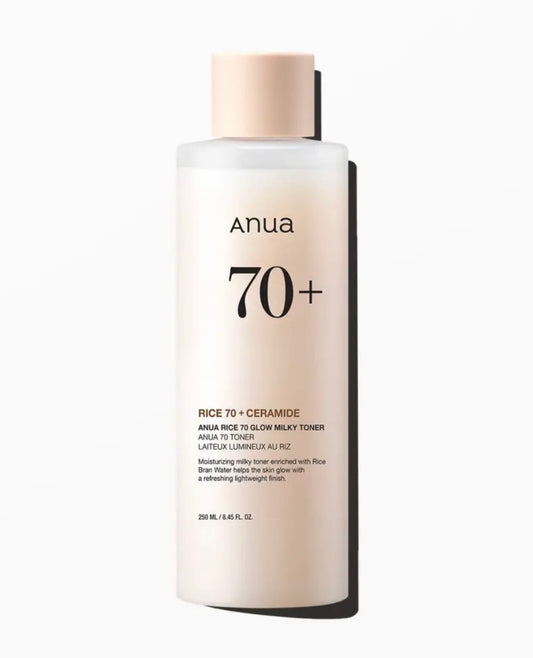 Anua Toner Lait Éclat Rice‑70 : Riz + Hydratation – 250 ml
