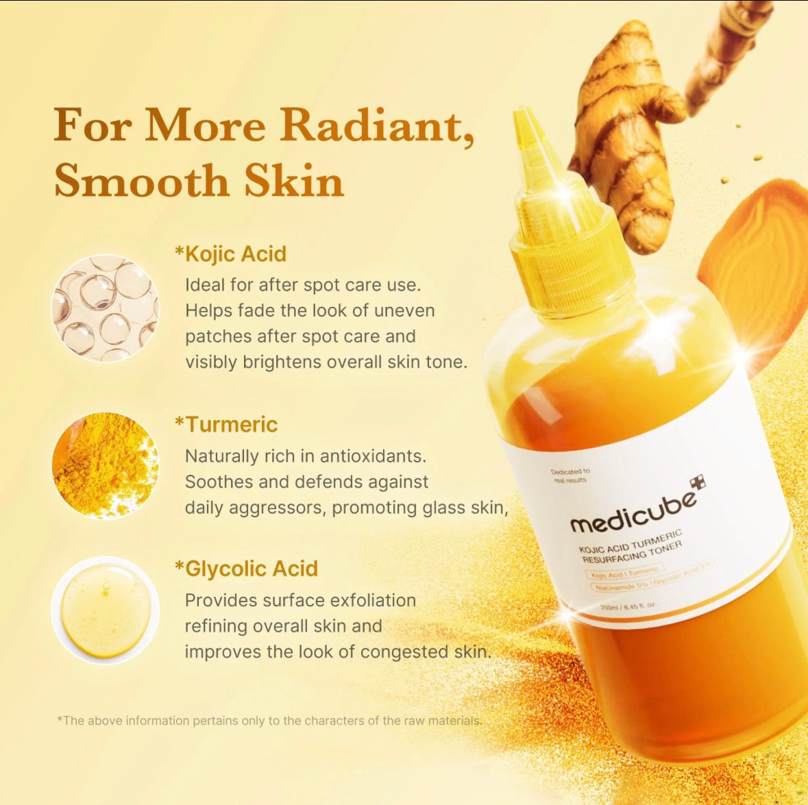 Toner Kojic Acid Turmeric Medicube – Visage & Corps