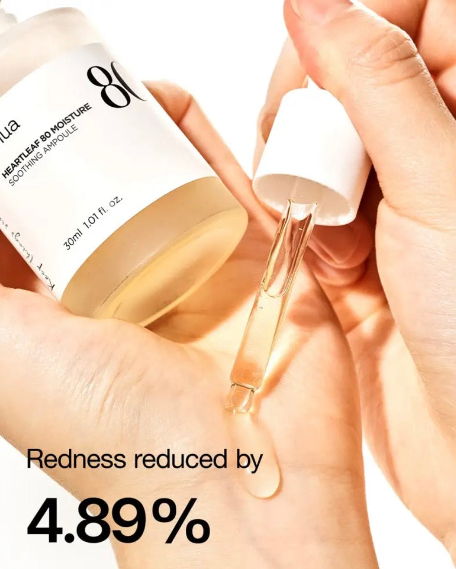 Ampoule Apaisante Hydratante 80% Heartleaf