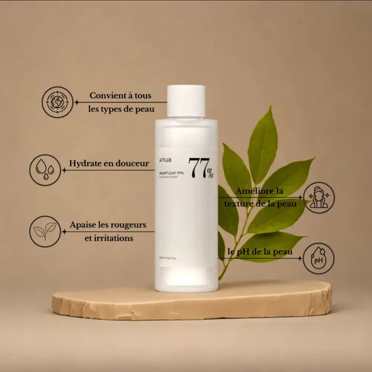 Anua - HEARTLEAF TONIQUE APAISANT 77%
