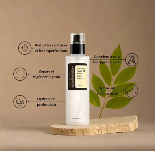 COSRX - Essence avancée de puissance de mucine 96 d'escargot