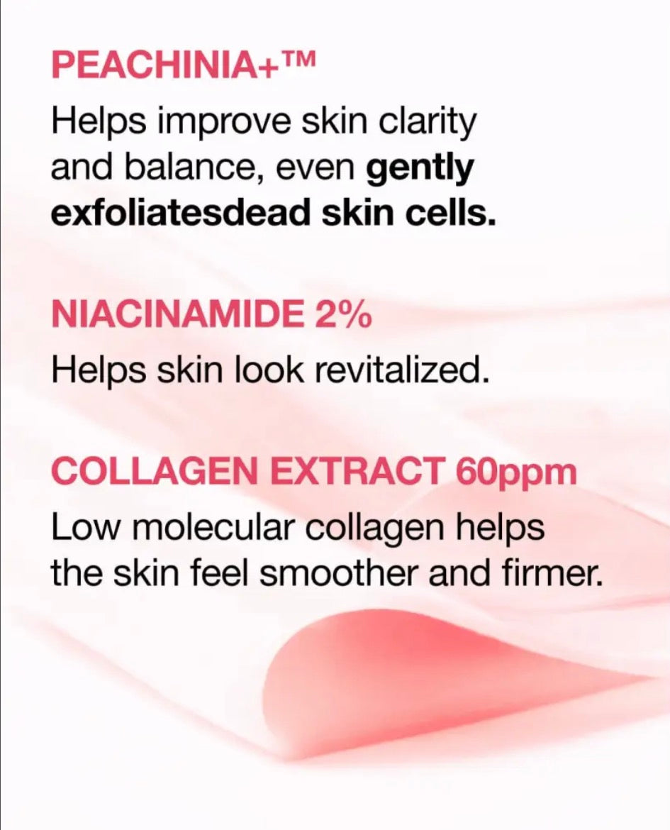 Anua Masque Collagène Éclat Niacin 70 + Pêche : Hydratation & Teint Lumineux – 4 masques