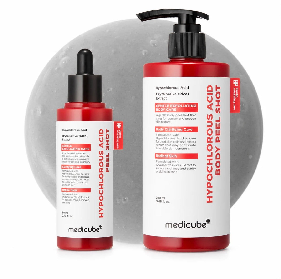 Duo Rice Peel Shot Acide Hypochloreux Medicube – Visage & Corps