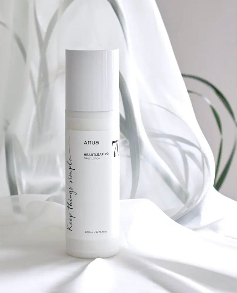 Anua Lotion Quotidienne Heartleaf 70 % : Apaisement + Hydratation – 200 ml  4.5/5 | Des milliers de clients satisfaits