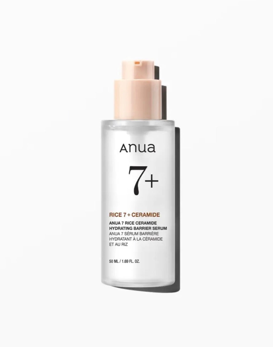 Anua Sérum Hydratant Barrière Rice 7 + Céramide : Apaisement & Nutrition – 50 ml