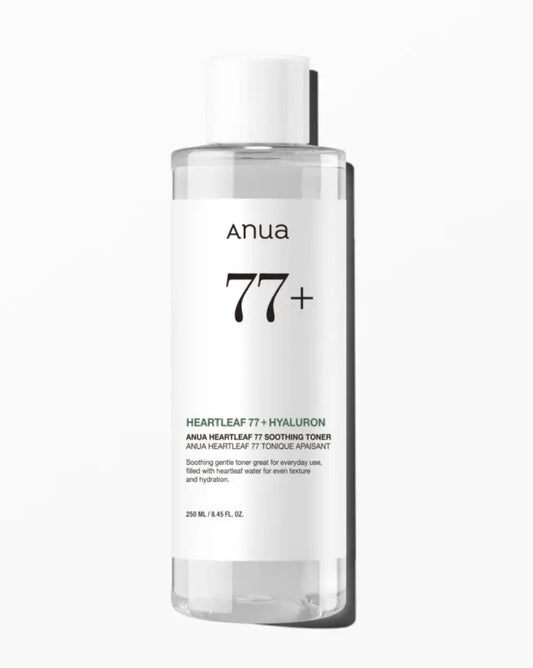 Anua Toner Apaisant Heartleaf 77 : Houttuynia + Hydratation – 250/500 ml