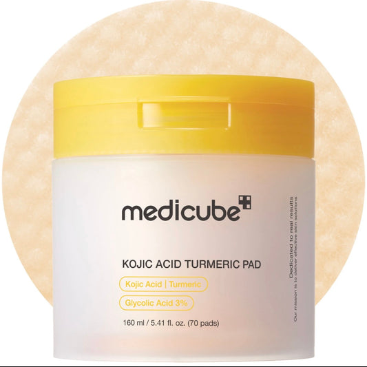 Disques Toniques Éclaircissants Kojic Acid Medicube – Visage & Corps